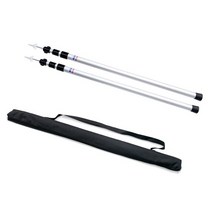 타프 폴대 텐트 슬라이드 사이드 홀리데이 메인 캠토리 슬라이딩 헥사 수리폴 조절 가능한 지지대 비치 쉼터 교체 폴 액세서리 캠핑 하이킹, 다중