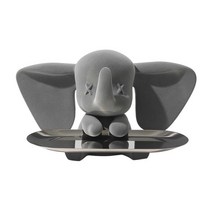 젠루핏 코끼리 트레이 인테리어 장식품, 그레이