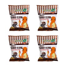 포켓몬스터과자 파이리 달콤한 초코별, 80g x 4개
