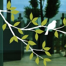 큐데코 셀프인테리어 포인트스티커, 해피니스-2 - 화이트