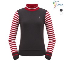 [LPGA골프웨어] 여성 로고포인트 JQD 방풍 풀오버 (L184KT551P)