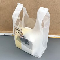 [소행섬] 무지 HD 비닐 쇼핑백 U형, 100ea, U45