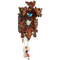 Alexander Taron 01266SQ Engstler 배터리 작동 시계 음악/차임이 있는 미니 사이즈 높이 17.1cm6.75인치 x 너비 12.7cm5인치 깊이 7cm2.7