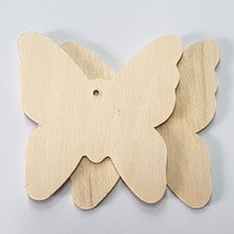나무와패 나비7x7cm 10개/ DIY 미술 만들기 인테리어 장식 인테리어소품 공예재료 꾸미기 천연나무 공예 공작