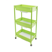 플라팜 베란다 텃밭 테라스3단 화분, 그린, 1개