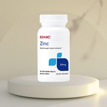 GNC 아연 30 mg 100 타블렛