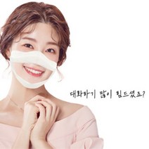 이피다 투명창 마스크 10매입 대형 중형 소형 수화 김서림방지 청각장애인 학교 학원 국산, 대형10매