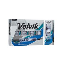 볼빅 프로 비스무스 Pro Bismuth 브이포커스라인 골프공 화이트 12구 3피스