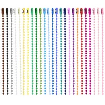 (칼라 군번줄 12cm 1p-색상선택) 가방 키링 악세사리 공예 열쇠 키고리 연결 줄 체인 고리, 블랙