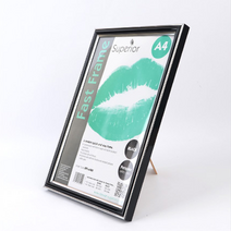 블랙 아크릴 A4 허가증 상장 메뉴 스탠드 사진 액자 자격증 부동산 사업자등록증 인증서