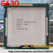 리퍼 CPU 오리지널 인텔 셀러론 G630 2.7GHz 3MB 65W 32NM LGA1155 프로세서 데스크탑 CPU 1, 한개옵션0