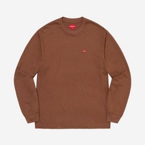 슈프림 스몰 박스 롱슬리브 티셔츠 브라운 22SS Supreme Small Box L/S 티셔츠 Brown 22SS