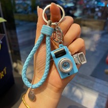인터넷 연예인 미니 라이카 카메라 열쇠 고리 키링, B