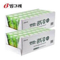 빙그레 맛있는 콩두유, 200ml, 48개입