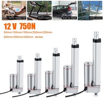 액추에이터 전동실린더 dc 12v 750n 선형 50mm 100mm 150mm 200mm 250mm 스트로크 선형 드라이브, 750n 100mm 스트로크12v