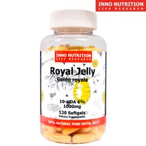 캐나다산 생 로얄제리 1000mg 120정(4개월) 프리미엄 이노뉴트리션 직구, 1병, 120캡슐(4개월)