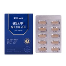 휴온스 관절오케이 발효우슬 20E 참당귀 두충 데커신 조인트 발효우슬등복합물 60정