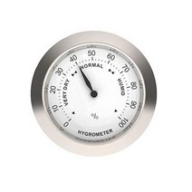 [무료배송]Hygrometer Indoor Thermometer Humidity Meter Room Thermometer Accurate Temperature Humidit, 02 hygrometer silver ed