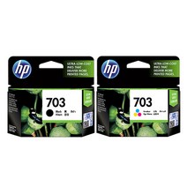 [HP] 완전 정품 DESKJET ADVANTAGE K109G 프린터전용 HP703검정+HP703칼라 잉크 세트, HP K109G 프린터전용 HP703검정+칼라잉크