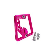 자전거트롤리 토픽트레일러 브롬톤 및 버디 접이식 프론트 캐리어 3 홀 볼트 가방 패니어, 분홍색