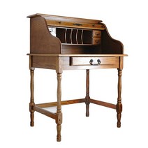 빈티지 원목 테이블 엔틱 레트로 식탁, 상세 페이지 참고, 모으다 호두색(거울 포함) 대형 모델 길이 1