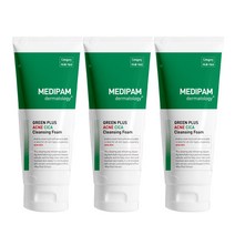 메디팜 그린플러스 아크네 시카 클렌징폼 220ml, 3개