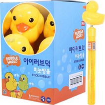 쥬크박스 3000 아이러브덕비누방울(오리비누방울)(12개묶음)[ 비누방울 버블건