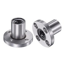 Uxcell LMF25GA 선형 볼 베어링 25mm 보어 40mm OD 59mm 길이 원형 플랜지 스틸 케이지 CNC 기계 3D 프린터용 USA 미국