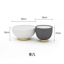 구름모양 2인용쇼파 1인 3인 패브릭 소파 인테리어 카페 리클라이너, 슬레이트 커피 테이블, 다른