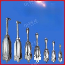 접이식 닻 앙카 낚시보트 접이식 고무보트 요트, 1.5KG 20m6mm로프