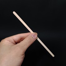 친환경 자작 나무 커피 스틱 개별포장 178mm 500개 X 2봉