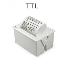 USB RS232 TTL 열 임베디드 POS 영수증 프린터 58mm ATM 티켓 마이크로 패널 아두이노 리눅스 엔지니어 인코딩, 08 White-TTL