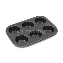 cjbaking 낮은 머핀팬6구, 1개