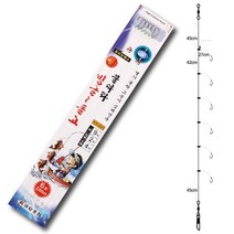 금호조침 참돔 부시리 농어 3본 선상 갯바위 대물 낚시 바늘 카드 채비 세트 KS-255, 03.KS-250 3본물따라9호