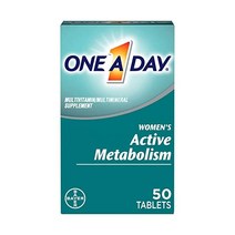 One A 일 여성’s Active Me개olism Multivitamin 종합비타민 멀티비타민 비타민 ACDE Zinc Immune *Iron엽산& more50 Count