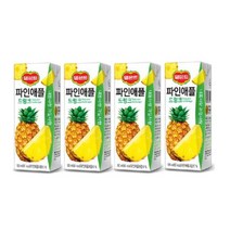 [메가마트]델몬트 파인애플 드링크 190ml*4개, 1개