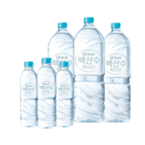 연우커머스 백산수 무라벨 그린 2L 500ml 안전한 생수 배달, 12개, 2리터