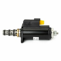 자동차 교체 부품 부속품 굴삭기 로터리 솔레노이드 밸브 Caterpillar E320B/C/D 315C 1211491 KWE5K-31 G, 01 Black