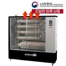 웰템 원적외선 온풍기 돈풍기 이동식 공장 창고 업소용 대형 난로 WHO-250
