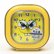 상세설명참조 스펀지밥 크롬 알람 탁상시계(크롬사각), 본상품선택