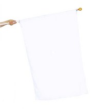 대형 응원깃발(60x90cm / 90x130cm) 운동회 깃발대 체육대회 응원용 깃발, 흰색(대/가로90세로130cm)+알루미늄깃대
