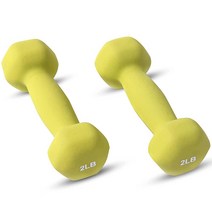 JFIT 네오프린 덤벨 6 LB 232456, Vinyl Dumbbell Pair, 2 LB PAIR