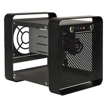 NAS 시놀로지나스 구축 서버V240 섀시 블랙 그룹 NAS 멀티 디스크 미니 itx 모든 알루미늄 핸들 측면 투명, 03 V240 second1
