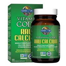 Garden of Life 가든오브라이프 로 칼슘 보충제 120캡슐, 60 Count (Pack of 1)