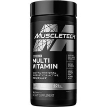 남성용 면역지원 MuscleTech 플래티넘 멀티비타민 180정, 180