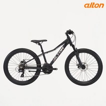 2021 알톤 24인치 유니크한 초등학생 자전거 엑시언24 MTB 팻바이크형, 블랙, 완전조립+점검 후 배송
