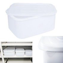 식재료 식품 간편 위생보관 플라스틱 밀폐용기 식품공장 간편사용 정리 식품보관, 소 26.5x32x19cm