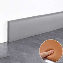 모서리수납장 코너선반 1M 자기 접착 스커트 라인 3D 벽 스티커 두꺼운 충돌 방지 장식 스트립 침실 거실, 03 03_01 thick1.5cm wide 6cm