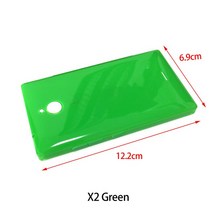스마트폰 부품 노키아 루미아 X XL X2 후면 커버 배터리 케이스 도어 하우징 휴대폰 핸드폰 수리, [05] X2 Green