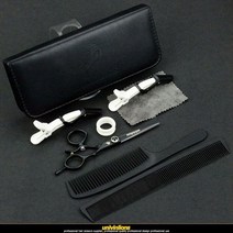 헤어 미용 가위 유니빈 6quot 회전 일본 플라잉 회전 엄지 머리 절단 회전 회전, 1 블랙 커팅